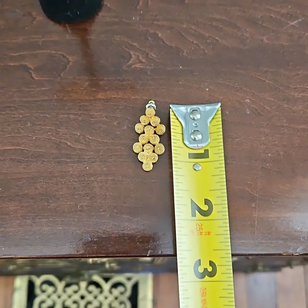 Vintage Gold Drop Earrings